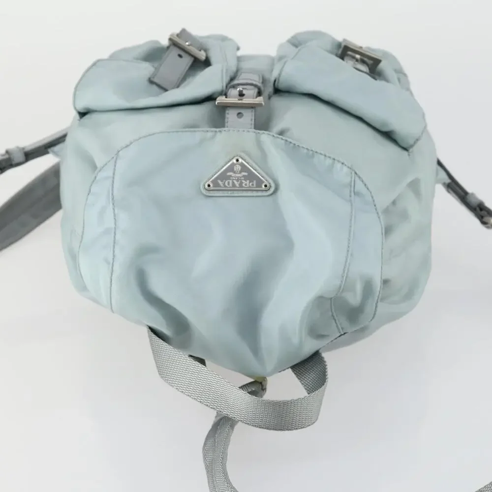Prada Nylon Backpack Light Blue